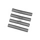 MP Ladder Rail Covers (18 Slots) 4 Pack (BK), Boost handling comfort and protect your rail system with this 18-slot ladder-style rail cover from MP
